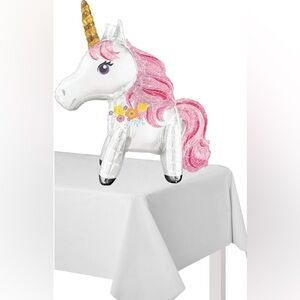 25” Tall Magical Unicorn Mylar Balloon (Air-Filled)